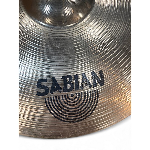 Used SABIAN 18in B8X CRASH RIDE Cymbal