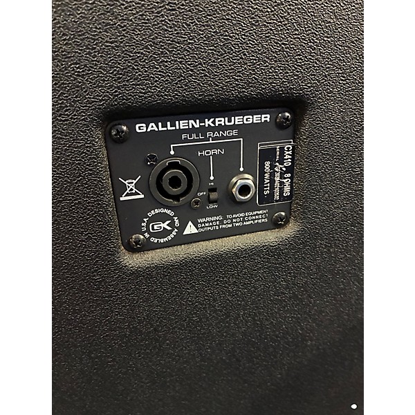Used Gallien-Krueger CX410 Bass Cabinet