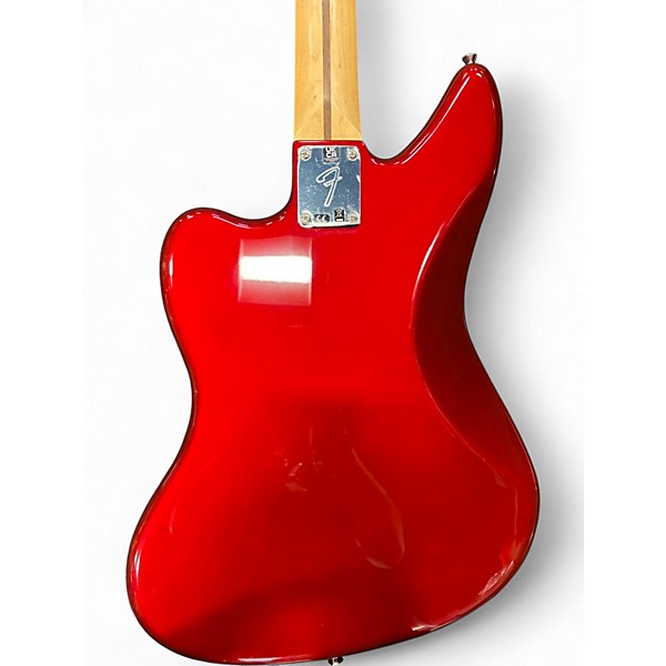 Used 2023 Fender Player Jaguar Bass Candy Apple Red Electric Bass Guitar