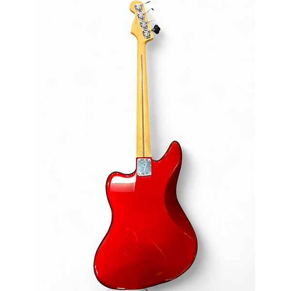 Used 2023 Fender Player Jaguar Bass Candy Apple Red Electric Bass Guitar