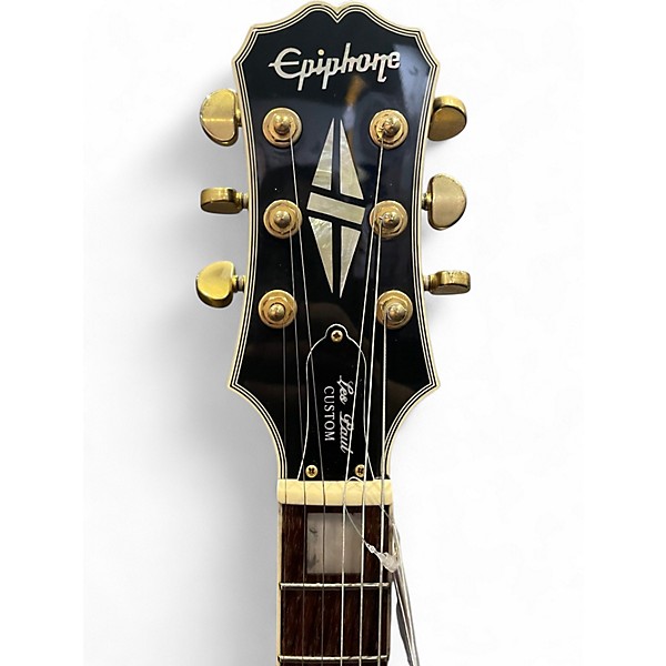 Used Epiphone Les Paul Custom Ebony Electric Guitar