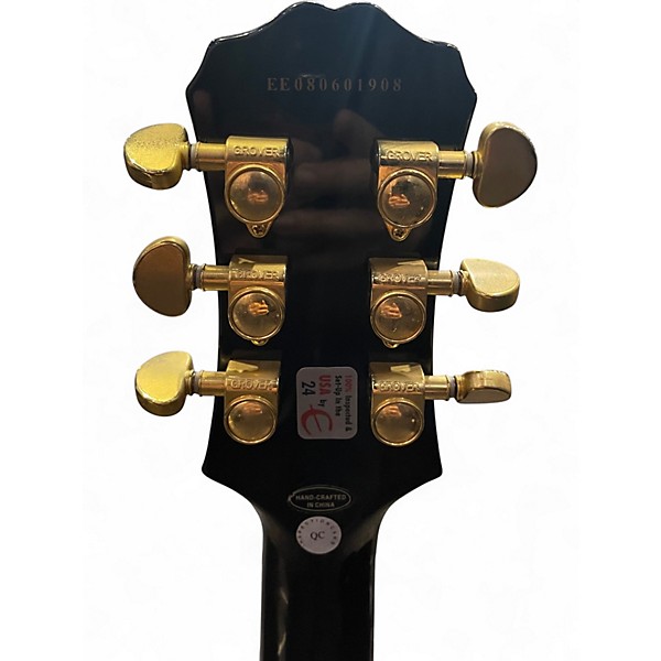 Used Epiphone Les Paul Custom Ebony Electric Guitar