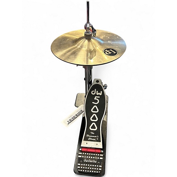 Used DW 5000 Series Low Boy Hi-Hat with Cymbals Hi Hat Stand