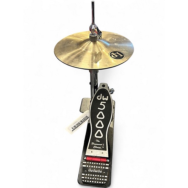 Used DW 5000 Series Low Boy Hi-Hat with Cymbals Hi Hat Stand
