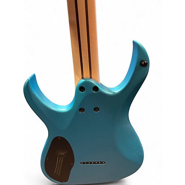 Used Mayones duvell dt 7 Opal Blue Solid Body Electric Guitar