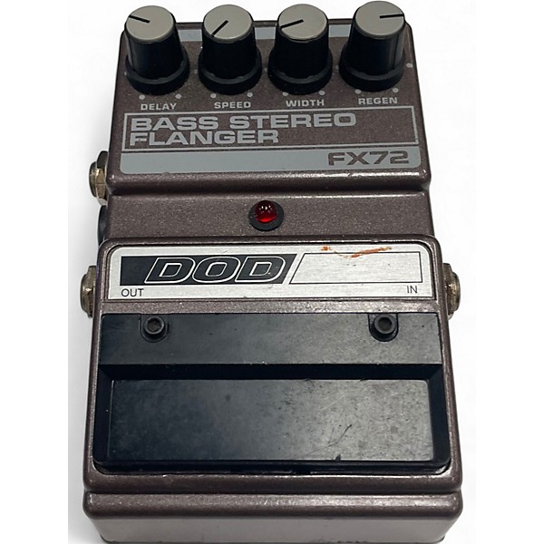 Used DOD FX72 Bass Stereo Flanger Bass Effect Pedal