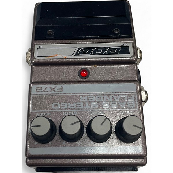 Used DOD FX72 Bass Stereo Flanger Bass Effect Pedal