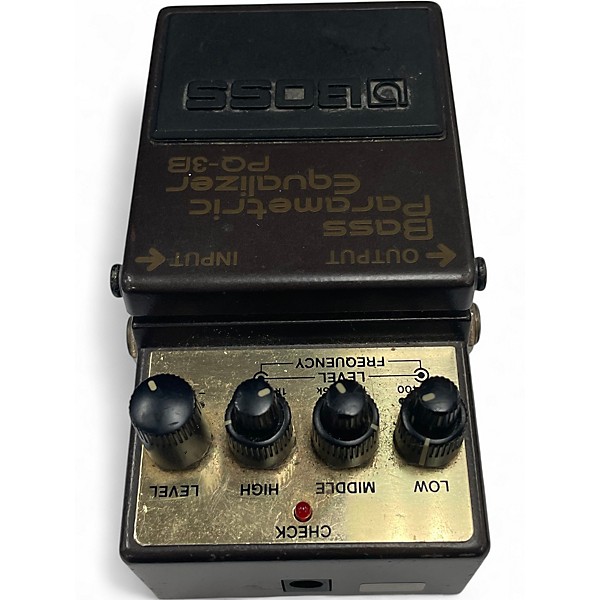 Used BOSS PQ3B Bass Parametric Equalizer Bass Effect Pedal
