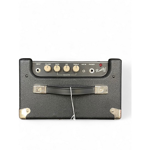 Used Fender Rumble V3 15w 1x8 Bass Combo Amp