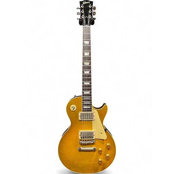 Used 2024 Gibson Murphy Lab Heavy Aging 59' Les Paul Green Lemon Fade Solid Body Electric Guitar