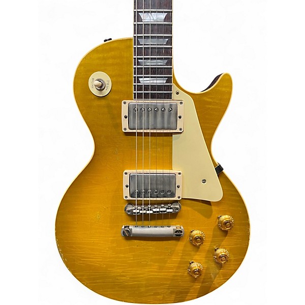Used 2024 Gibson Murphy Lab Heavy Aging 59' Les Paul Green Lemon Fade Solid Body Electric Guitar