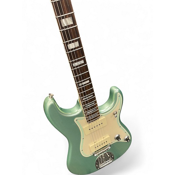 Used Fender parallel universe vol 2 Surf Green Solid Body Electric Guitar