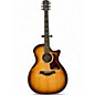 Used Taylor Custom 414CE Shaded Edge Burst Acoustic Electric Guitar thumbnail