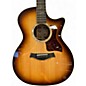 Used Taylor Custom 414CE Shaded Edge Burst Acoustic Electric Guitar