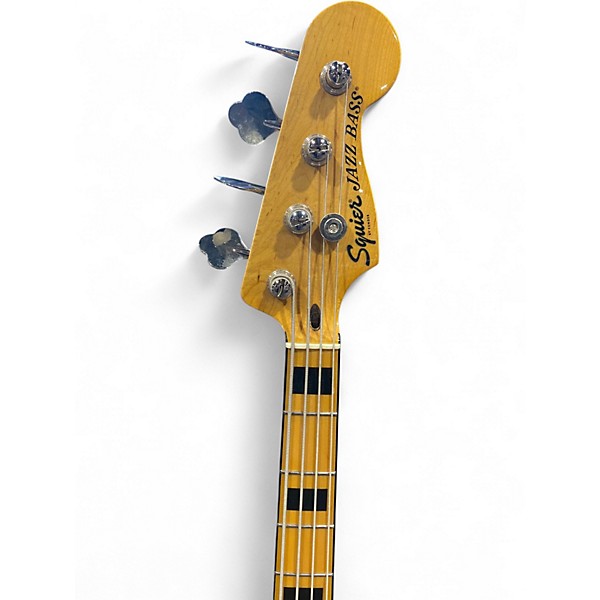 Used Squier Classic Vibe 70s Jazz Bass Natural Electric Bass Guitar