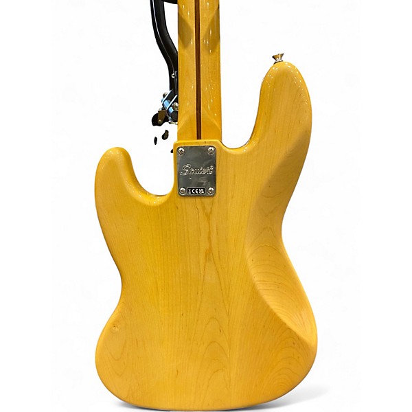Used Squier Classic Vibe 70s Jazz Bass Natural Electric Bass Guitar