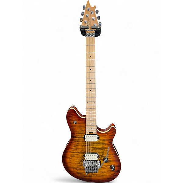 Used EVH Wolfgang Special QM Tiger Eye Glow Solid Body Electric Guitar