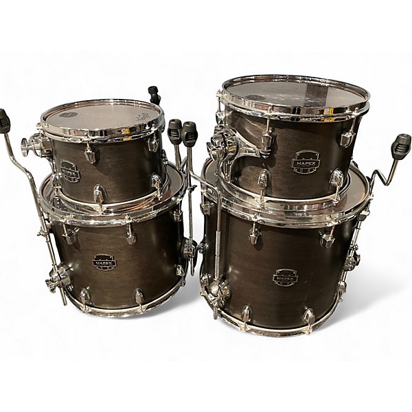 Used Mapex 5 Piece SATURN Black Drum Kit