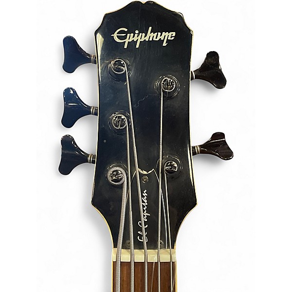 Used Epiphone El Capitan Natural Acoustic Bass Guitar