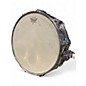 Used Rogers 14in 5 Line Dyna-Sonic Brass  Silver Drum