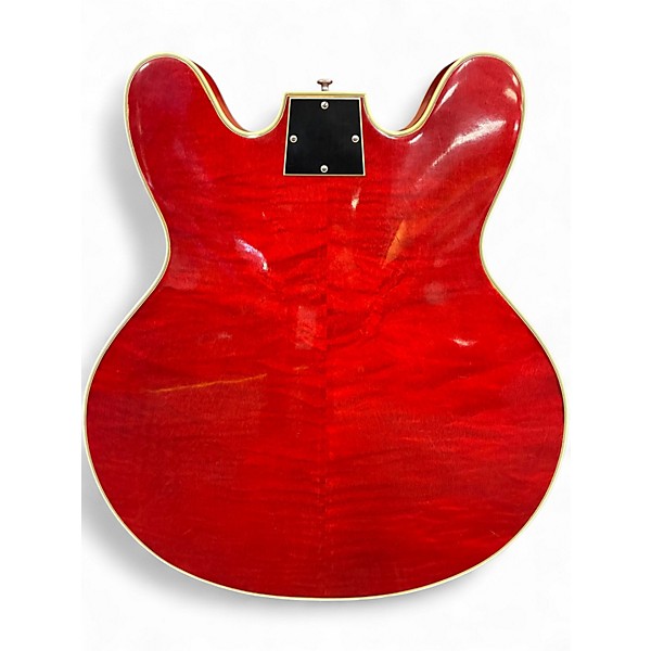 Vintage 1960s Ovation Toronado wine red Hollow Body Electric Guitar