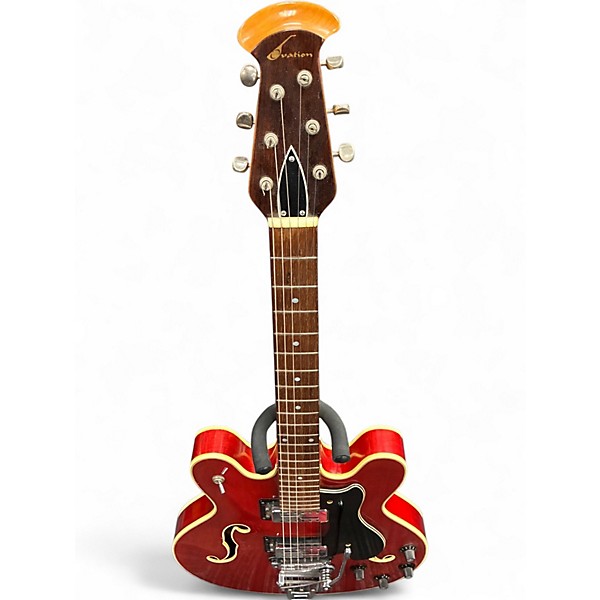 Vintage 1960s Ovation Toronado wine red Hollow Body Electric Guitar
