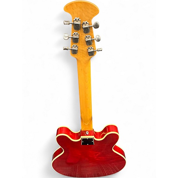 Vintage 1960s Ovation Toronado wine red Hollow Body Electric Guitar