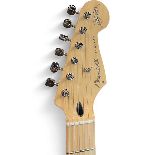 Used 2023 Fender Artist Series Buddy Guy Polka Dot Stratocaster Black and White Solid Body Electric Guitar