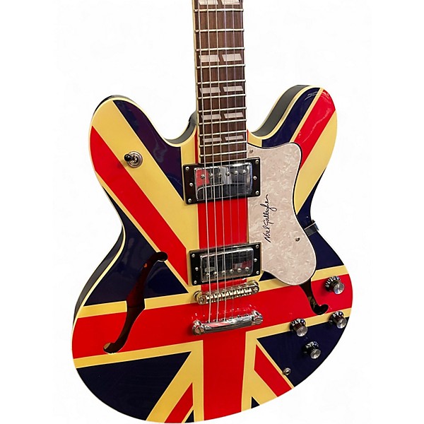 Used Epiphone Noel Gallagher Signature Supernova Union Jack Hollow Body Electric Guitar