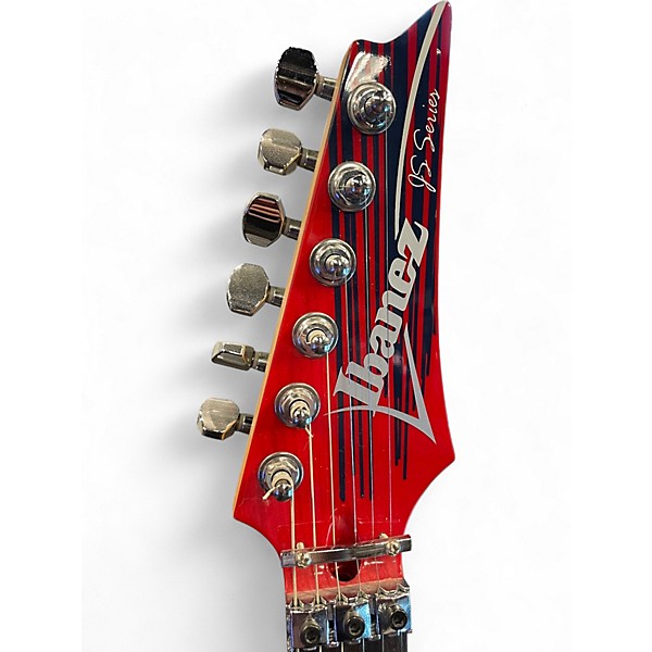 Used 2008 Ibanez JS20S 20th Anniversary Joe Satriani Signature Red Solid Body Electric Guitar