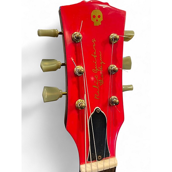 Used Relic Guitars The Hague Walter Becker Signature LPJ-90 Red Solid Body Electric Guitar