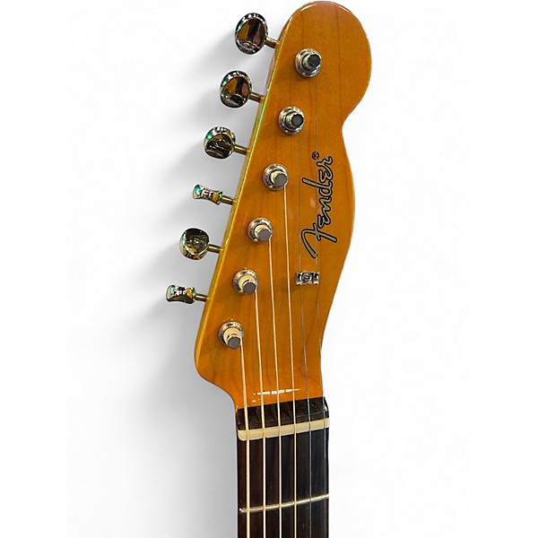 Used 2014 Fender Telecoustic Premier Flamed 3-Tone Sunburst Acoustic Electric Guitar