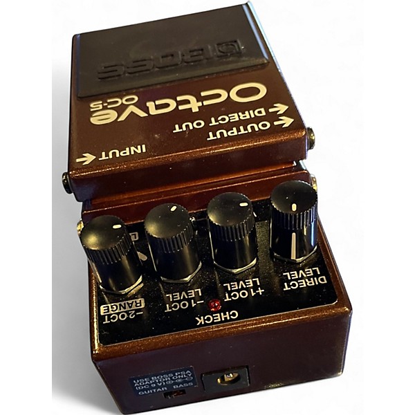 Used BOSS OC5 Octave Effect Pedal