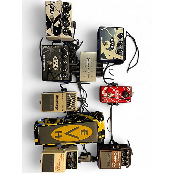 Used Miscellaneous Loaded EVH/MXR/BOSS PEDALBOARD Effect Pedal Package