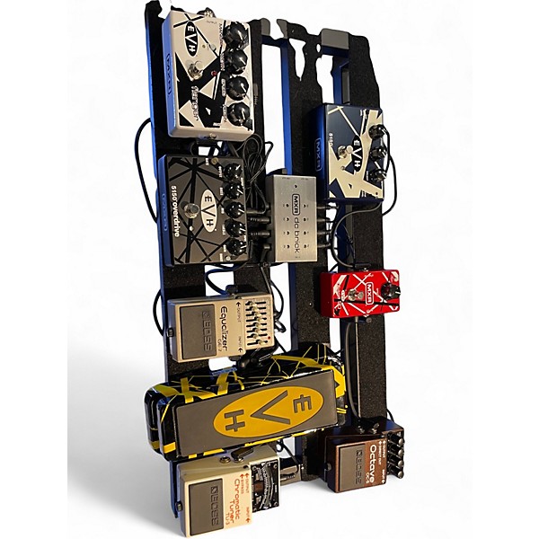 Used Miscellaneous Loaded EVH/MXR/BOSS PEDALBOARD Effect Pedal Package