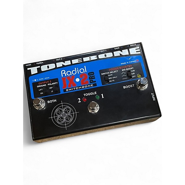 Used Radial Engineering JX2 Switchbone Class A ABY With Boost Pedal