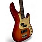 Used Fender american deluxe precision bass Candy Red Burst Electric Bass Guitar