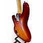 Used Fender american deluxe precision bass Candy Red Burst Electric Bass Guitar