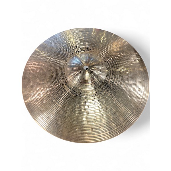 Used Paiste 14in Signature Dark Crisp Hi Hat Pair Cymbal