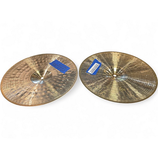 Used Paiste 14in Signature Dark Crisp Hi Hat Pair Cymbal