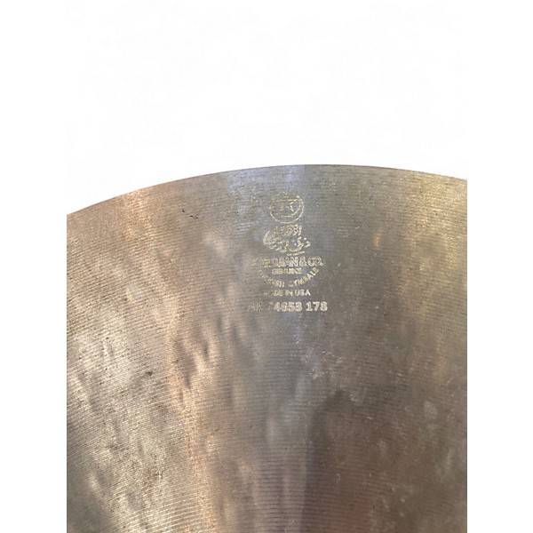 Used Zildjian 16in K Thin Dark Crash Cymbal