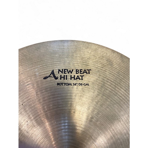 Used Zildjian 14in New Beat Hi Hat Bottom Cymbal