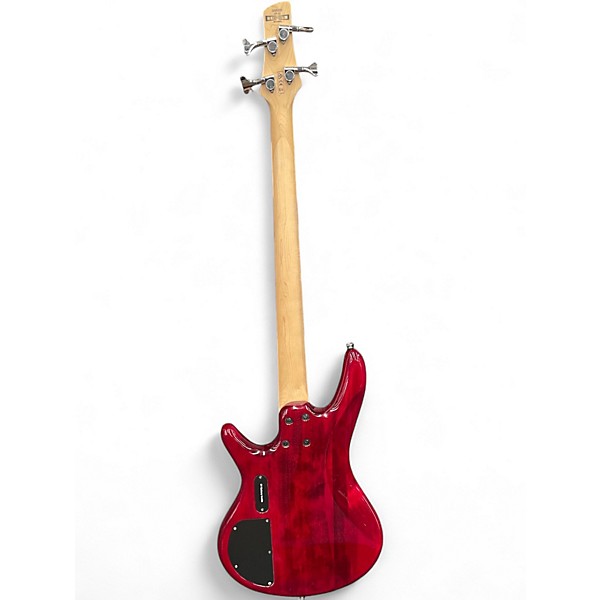 Used Ibanez GSR200 Trans Red Electric Bass Guitar