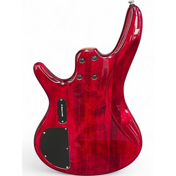 Used Ibanez GSR200 Trans Red Electric Bass Guitar