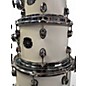 Used Mapex 5 Piece Saturn VI Satin White Drum Kit