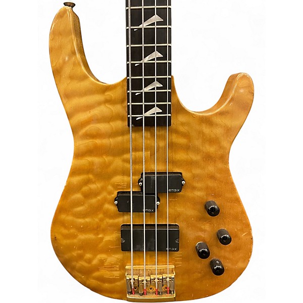 Used 1989 Hamer Chaparral Max Bass Natural Electric Bass Guitar