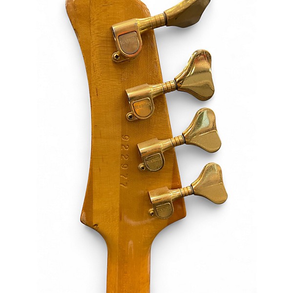 Used 1989 Hamer Chaparral Max Bass Natural Electric Bass Guitar