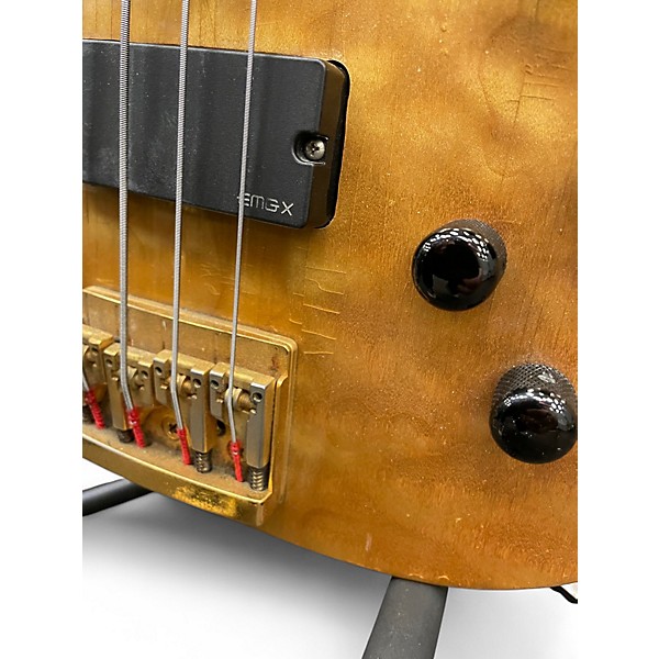 Used 1989 Hamer Chaparral Max Bass Natural Electric Bass Guitar