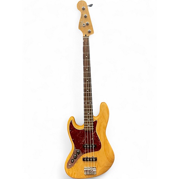 Used 2011 Fender Player Jazz Bass Left Handed Natural Electric Bass Guitar