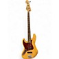 Used 2011 Fender Player Jazz Bass Left Handed Natural Electric Bass Guitar thumbnail